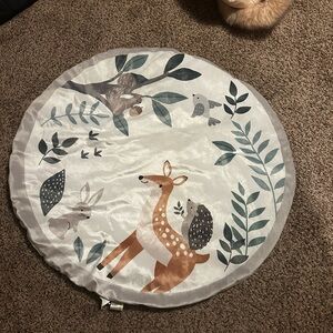 Woodland Animal Round Play Mat